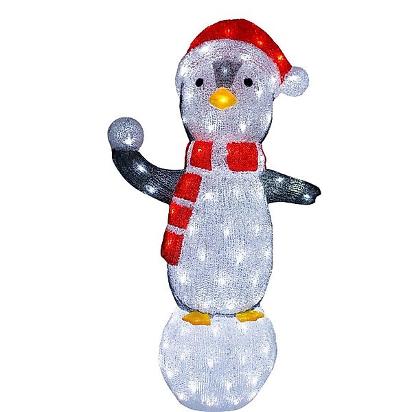 Lex XL LED Acryl Pinguin Figur 84 cm Beleuchtet Weihnachtsdeko für Außen & günstig online kaufen