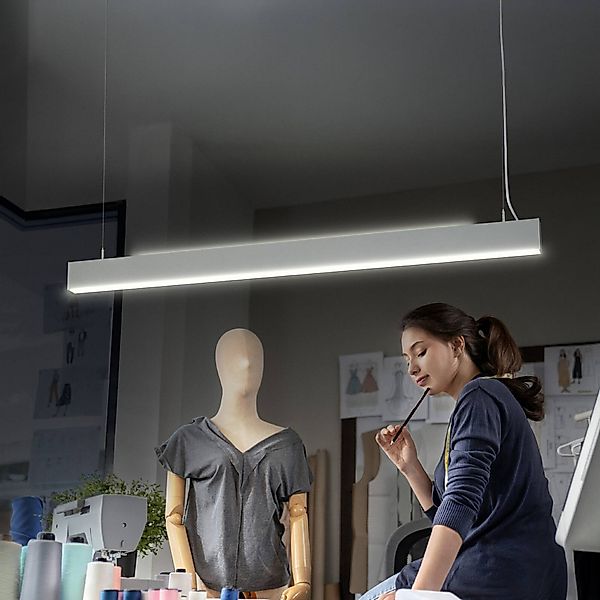 OSRAM LED-Hängelampe Office line Cuboid weiß 4.000 K DIM günstig online kaufen