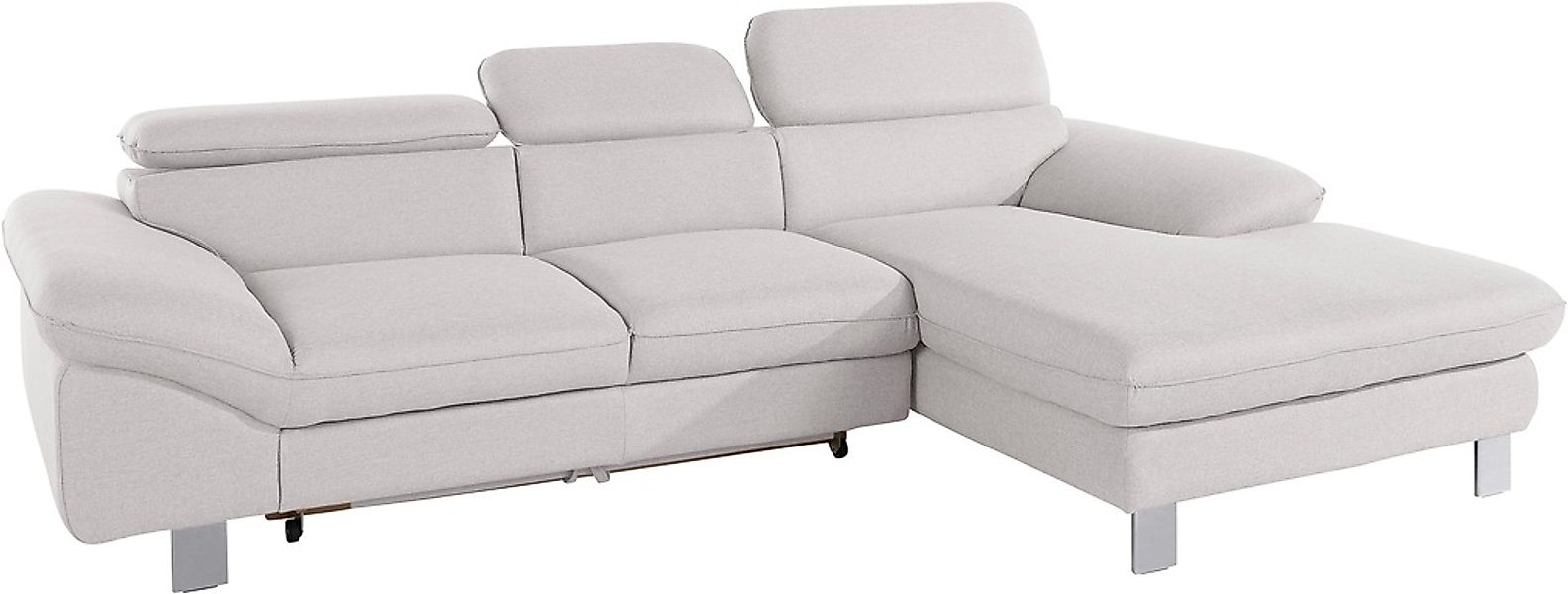 COTTA Ecksofa "Driver L-Form", mit Kopfteilverstellung, wahlweise mit Bettf günstig online kaufen