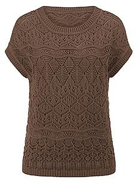 Ärmelloser Pullover Peter Hahn braun günstig online kaufen