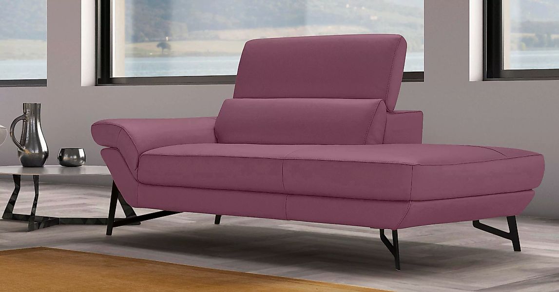 Egoitaliano Ottomane "Narcisa, Designsofa", mit verstellbarer Kopfstütze, S günstig online kaufen