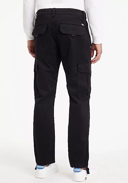 Tommy Jeans Cargohose TJM ETHAN WASHED TWILL CARGO mit Bindebändern günstig online kaufen