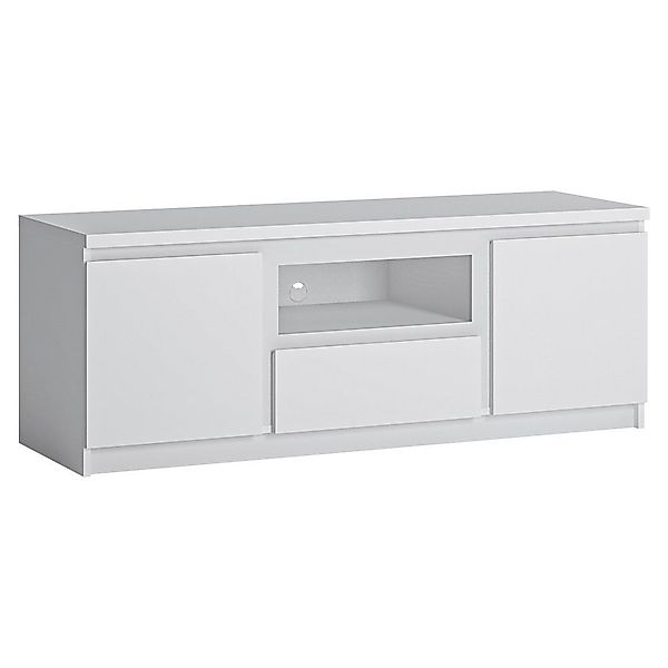 Lomadox Lowboard FORTALEZA-129, in weiß, 135,4cm günstig online kaufen
