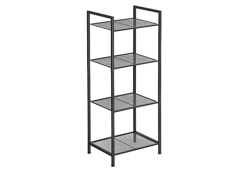 SONGMICS Standregal, Badezimmerregal aus Metall, Küchenregal, Badregal, Pfl günstig online kaufen
