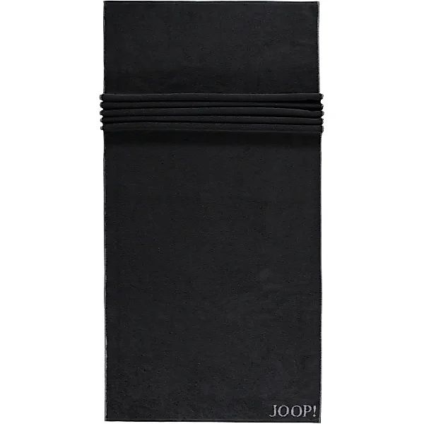JOOP! Classic - Doubleface 1600 - Farbe: Schwarz - 90 - Saunatuch 80x200 cm günstig online kaufen