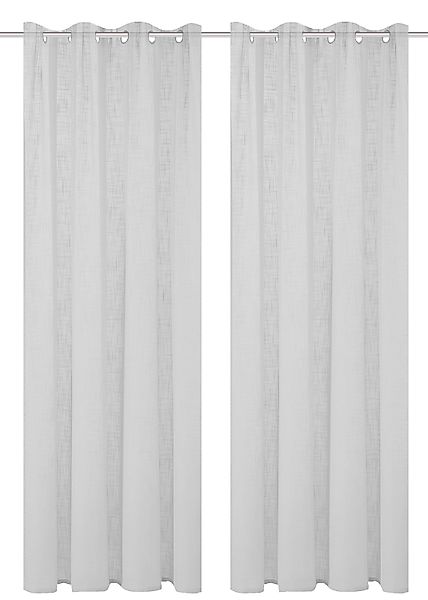 Home Basics Vorhang 800530 Ösen Fertigschal günstig online kaufen