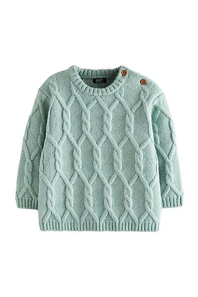 Next Rundhalspullover Zopfstrickpullover mit Rundhalsausschnitt (1-tlg) günstig online kaufen