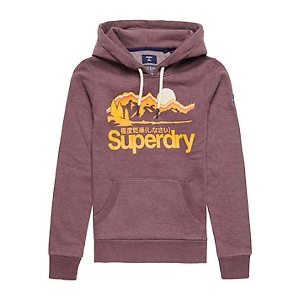 Superdry Core Logo Great Outdoors Kapuzenpullover XL Rich Deep Burgundy Mar günstig online kaufen