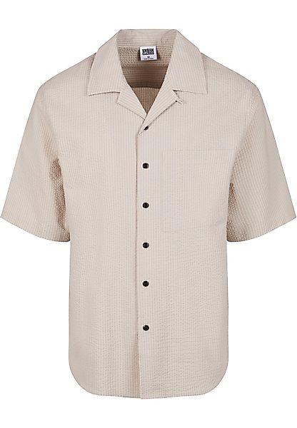 URBAN CLASSICS Langarmhemd "Urban Classics Herren Relaxed Seersucker Short günstig online kaufen