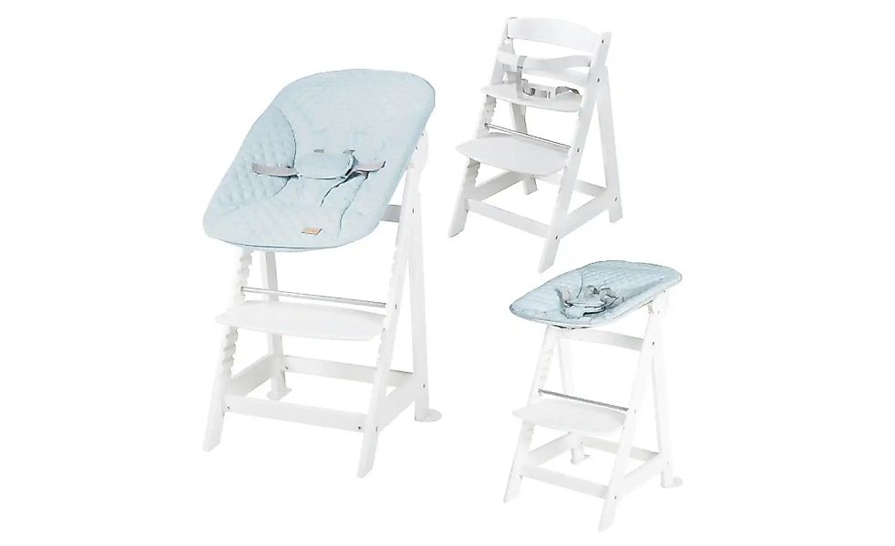 Roba Treppenhochstuhl 2in1  Born Up ¦ weiß ¦ Maße (cm): B: 46 H: 94 Baby > günstig online kaufen