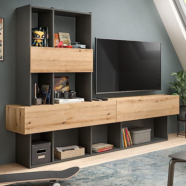 Inn.Furn Wohnwand Lewis, (TV Medienwand in günstig online kaufen