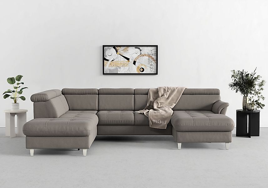 sit&more Wohnlandschaft »Marano U-Form« inklusive Kopfteilverstellung, wahl günstig online kaufen