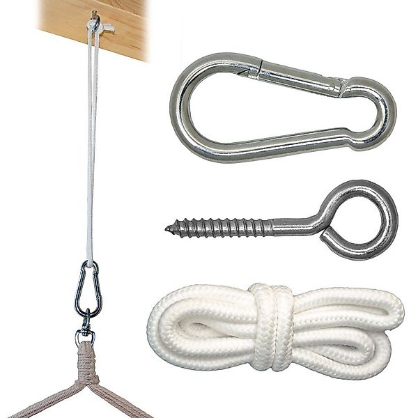 AMANKA Deckenhalter Befestigung für Hängesessel Karabiner günstig online kaufen
