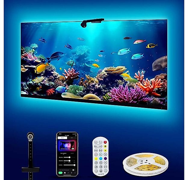 Jibenhome LED-Streifen TV Hintergrundbeleuchtung,RGB Stripe USB-betriebene günstig online kaufen