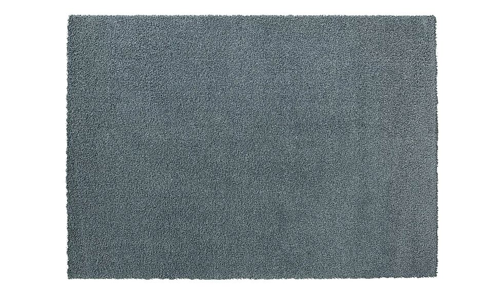 Hochfloorteppich  Soft Shaggy - blau - Synthethische Fasern - 160 cm - Scon günstig online kaufen