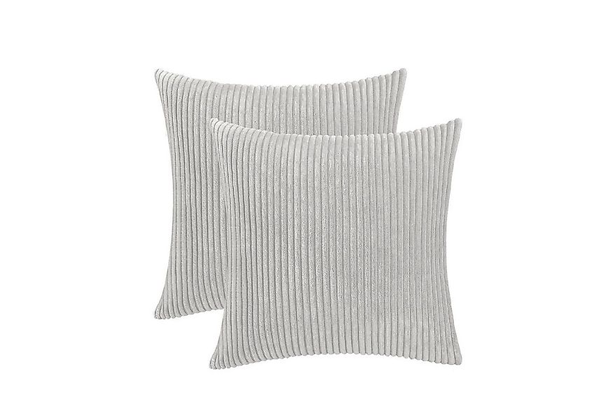 HAUSS SPOLE Kissenbezüge 2er set Dekokissenbezug Kissenhülle Cordstoff-Sofa günstig online kaufen