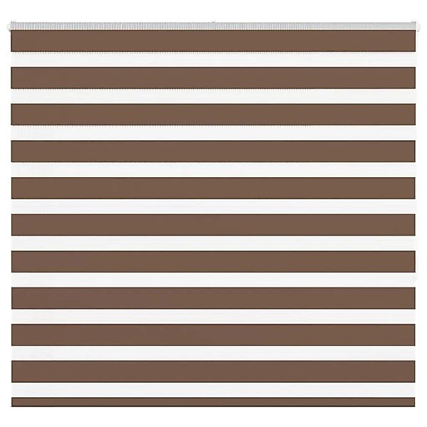 vidaXL Doppelrollo Braun 155x150 cm Stoffbreite 150,9 cm Polyester 4014350 günstig online kaufen