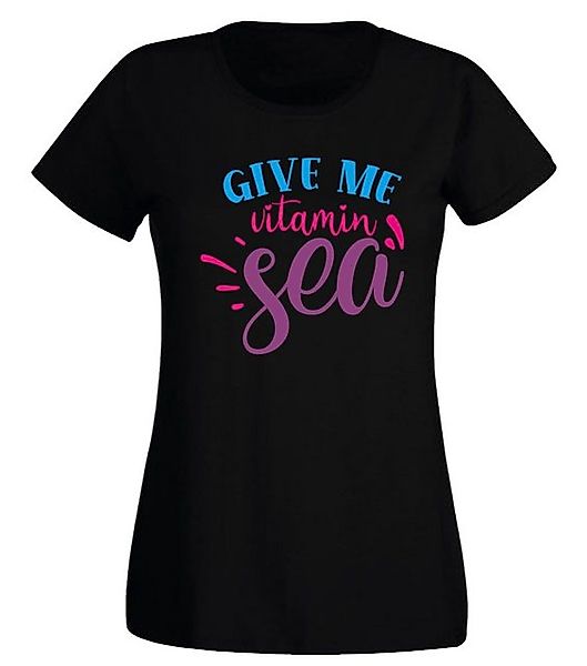 G-graphics T-Shirt Damen T-Shirt - Give me Vitamin sea Slim-fit-Shirt, mit günstig online kaufen