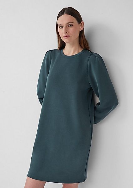 s.Oliver Minikleid Kleid Scuba-Kleid mit Faltendetail am Arm günstig online kaufen