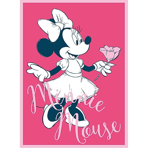 Komar Bild "Minnie Mouse Girlie" Disney 1 Stk. tlg. Wandbild zur Dekoration günstig online kaufen