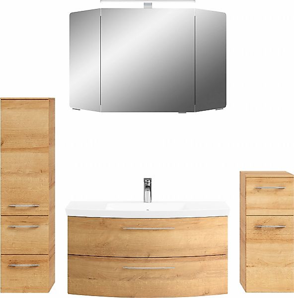 Saphir Badezimmer-Set "Cassca Sprint 4-teilig Mineralmarmor-Waschtisch mit günstig online kaufen