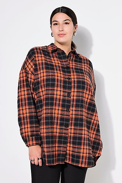 Studio Untold Hemdbluse Karohemd oversized Hemdkragen günstig online kaufen