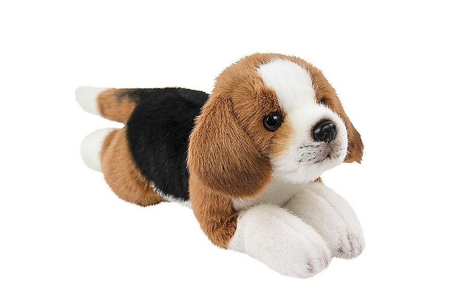 Teddys Rothenburg Kuscheltier Beagle liegend 28 cm Plüschhund Stofftier (Pl günstig online kaufen