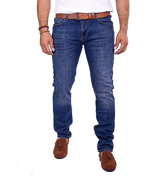 Denim Distriqt Slim-fit-Jeans Regular Fit Herren Jeanshose mit Stretchantei günstig online kaufen