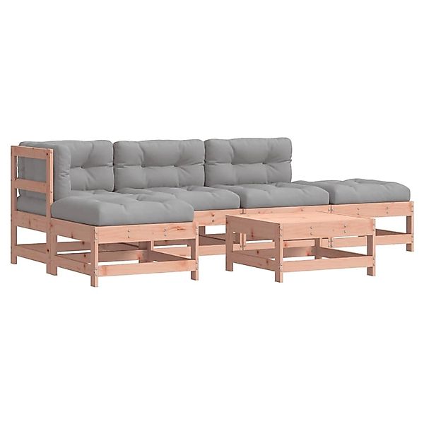 vidaXL 6-Tlg Garten-Lounge-Set mit Kissen Massivholz Douglasie 3185904 günstig online kaufen