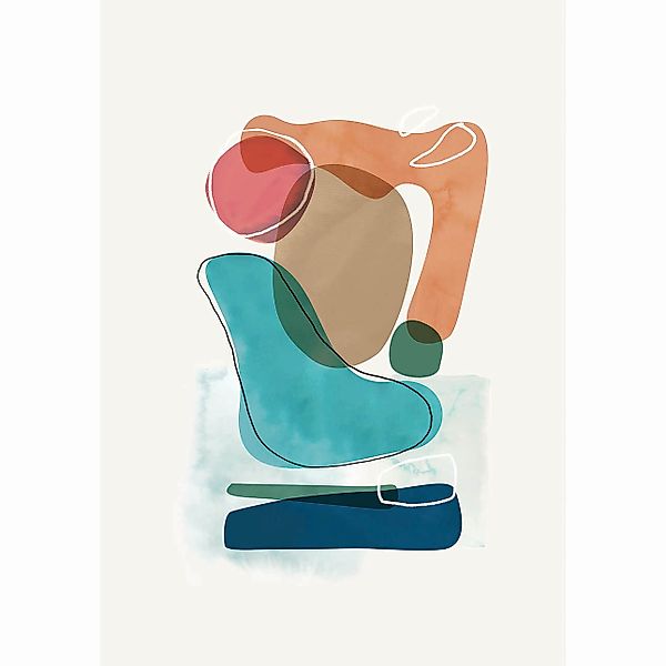 Leinwandbild Abstract Art I, 50 x 70 cm günstig online kaufen