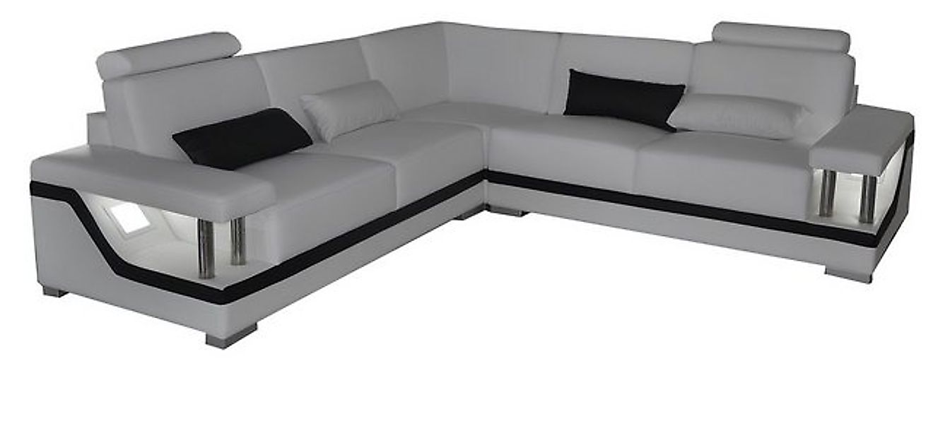JVmoebel Sofa Ledersofa Couch Wohnlandschaft Eck Garnitur Design Modern Sof günstig online kaufen