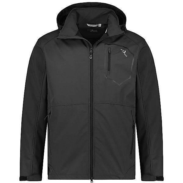 Blue Wave Softshelljacke, wind- und wasserabweisend Farbe schwarz Größe: 4X günstig online kaufen