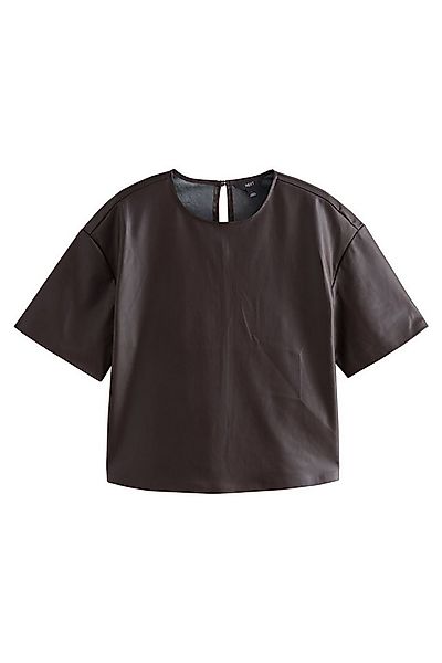 Next T-Shirt T-Shirt aus Kunstleder (1-tlg) günstig online kaufen