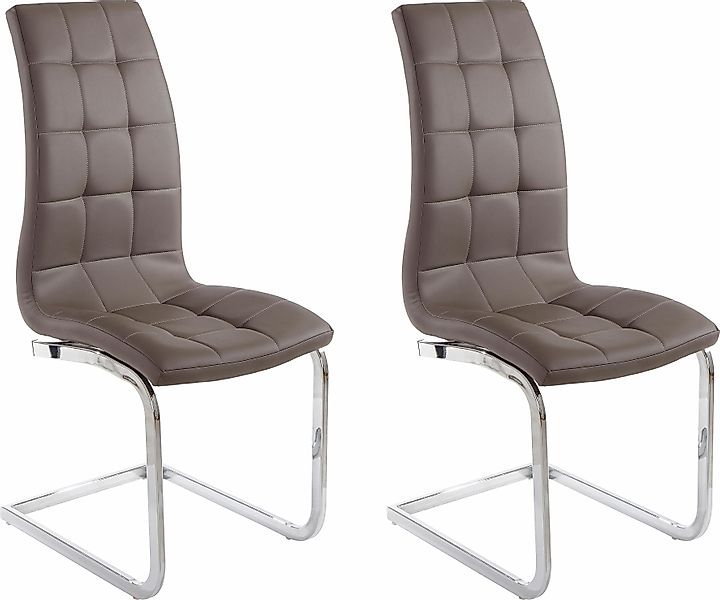 INOSIGN Freischwinger »Lola«, (Set), 2 St., Kunstleder, 2 oder 4 Stück, Bez günstig online kaufen