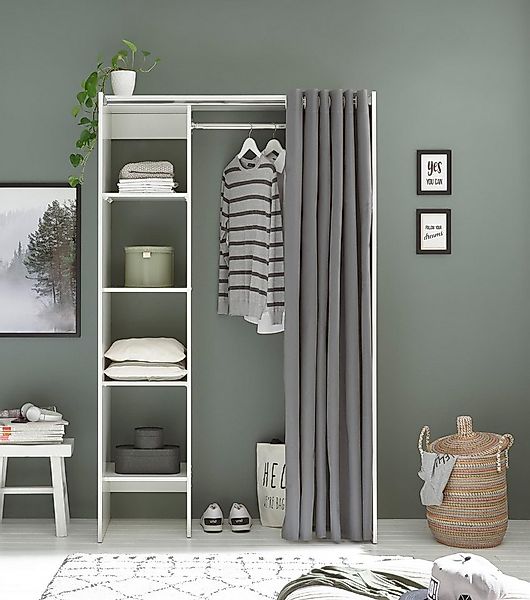 möbelando Kleiderschrank Jill 120 x 195 x 50 cm (B/H/T) günstig online kaufen