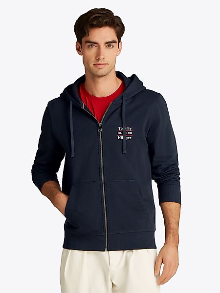 Tommy Hilfiger Kapuzensweatjacke "HILFIGER STACK HOODY ZT" günstig online kaufen