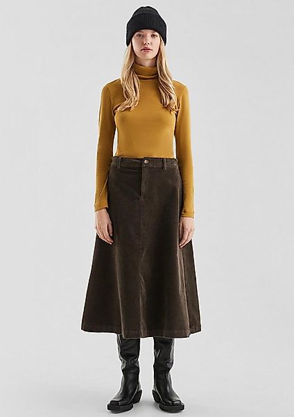 QS Midirock Rock Wadenlanger Cordrock günstig online kaufen