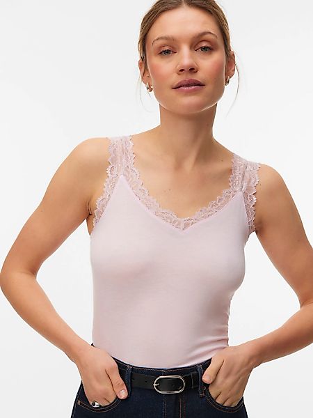 Vero Moda Spitzentop "VMROSA SL TOP JRS NOOS" Viskosemischung günstig online kaufen
