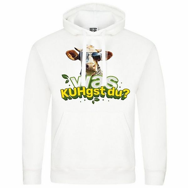 deinshirt Kapuzenpullover Herren Kapuzenpullover Was KUHgst du Mit Print Mo günstig online kaufen