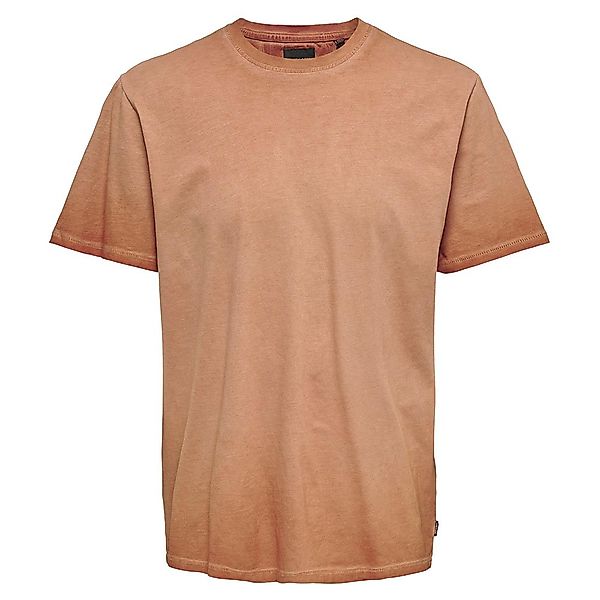 Only & Sons Millenium Life Regular Washed Kurzärmeliges T-shirt 2XL Burnt H günstig online kaufen