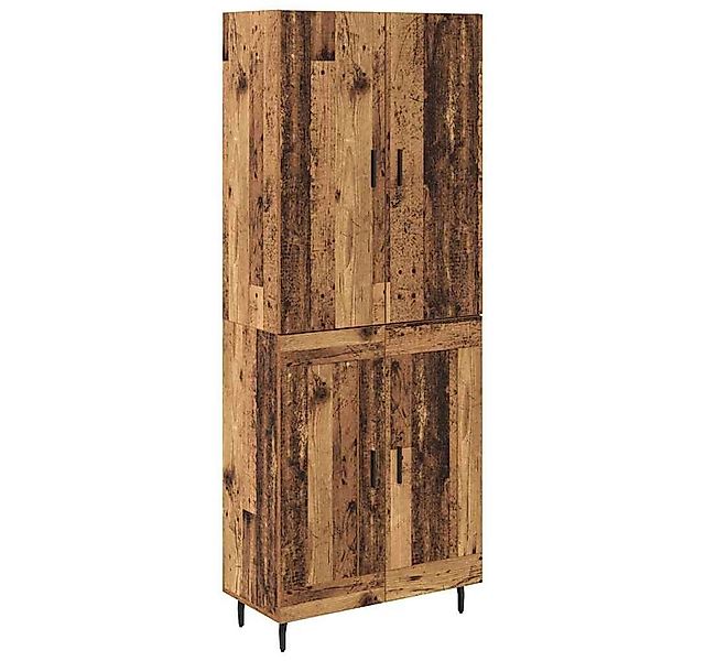 vidaXL Highboard Highboard Altholz 69,5 x 34 x 180 cm Engineered Wood und G günstig online kaufen