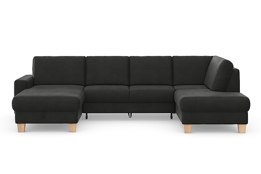 Home affaire Wohnlandschaft "Summer U-Form", mit oder ohne Bettfunktion und günstig online kaufen
