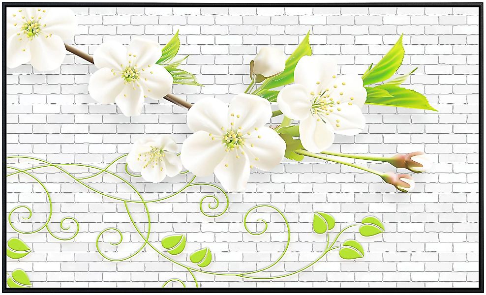 Papermoon Infrarotheizung »Muster Blumen« günstig online kaufen