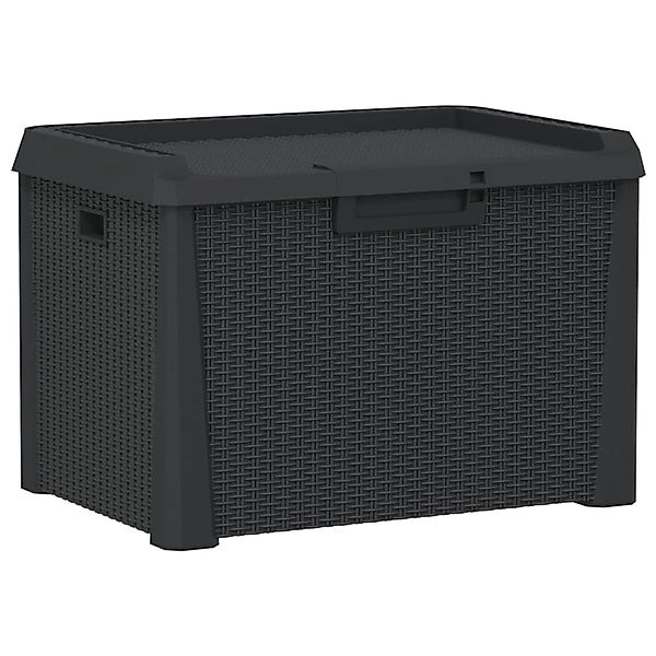 vidaXL Gartenbox Gartentruhe Anthrazit 125 L günstig online kaufen