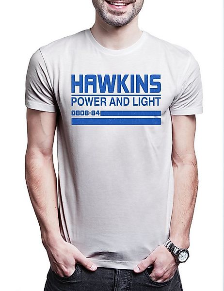 Urban Backwoods Print-Shirt Power And Light Herren T-Shirt Upside Mind Thin günstig online kaufen