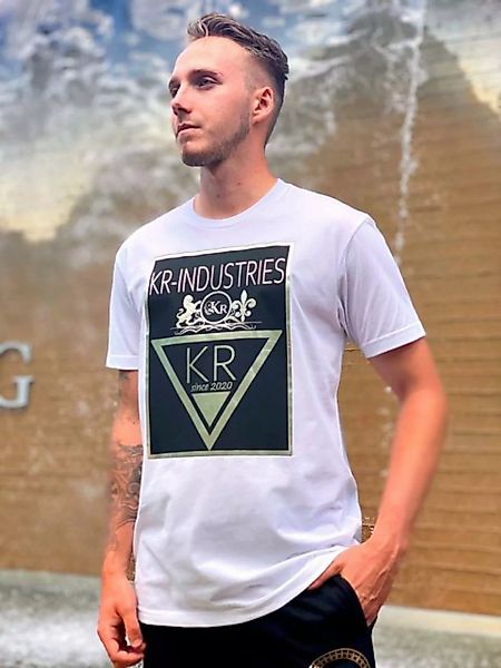 KR-Industries T-Shirt Shirt Magnetit luxuriöses Shirt mit Wildlederhaptik, günstig online kaufen
