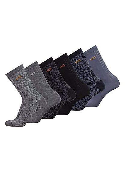 camel active Freizeitsocken Socken im 6er-Pack (6-Paar, 6 Paar) Logoprägung günstig online kaufen