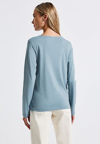 STREET ONE Langarmshirt im soften Baumwoll-Mix günstig online kaufen