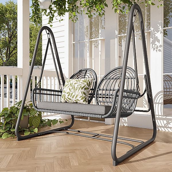 Flieks Hollywoodschaukel, 2-Sitzer, Doppelschaukel Gartenschaukel Gartenmöb günstig online kaufen