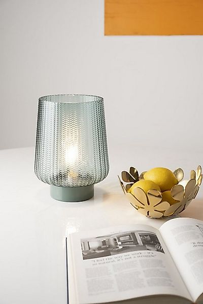 Pauleen LED Tischleuchte Pretty Glamour mobile Türkis, Leuchtmittel wechsel günstig online kaufen